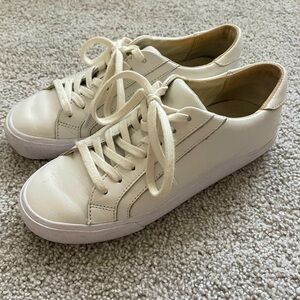 Madewell Lowtop White Leather Sneaker